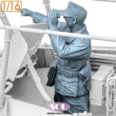 Sd.Kfz. 250/3 Commander (for Das Werk) 1:16