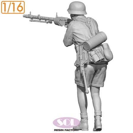 Sd.Kfz. 250/3 Gunner w/ MG34 (for Das Werk) 1:16