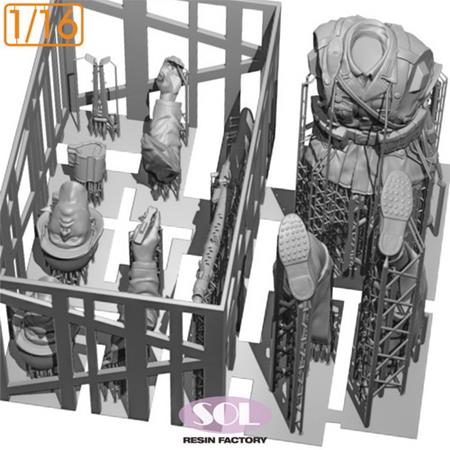 Sd.Kfz. 250/3 Gunner w/ MG34 (for Das Werk) 1:16