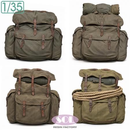 M31 Gebirgsjager Rucksack Early type - 4x  (1:35)