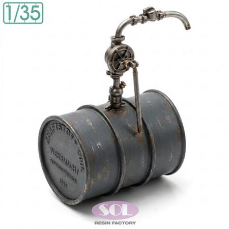 WWII German 200L Fuel Drum 4x Set