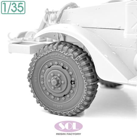 M3/M3A1 Weighted Wheels & Tracks w/ Chain (AHHQ)
