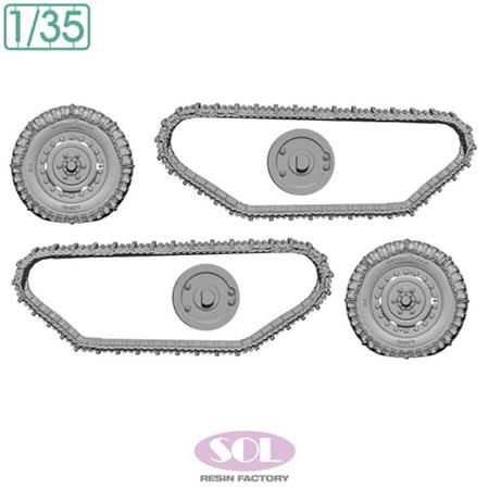 M3/M3A1 Weighted Wheels & Tracks w/ Chain (AHHQ)