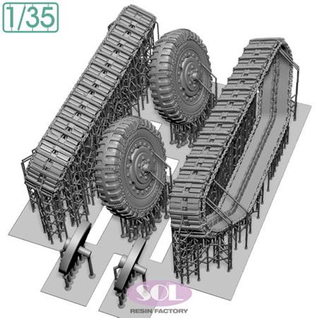 M3/M3A1 Weighted Wheels & Tracks w/ Chain (AHHQ)