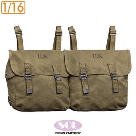 WWII U.S. Army M1936 Field Bag - 5 x (1:16)