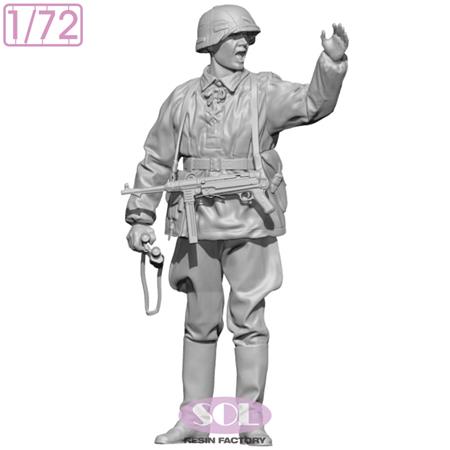 WWII German Field Artillery Commander (1:72)