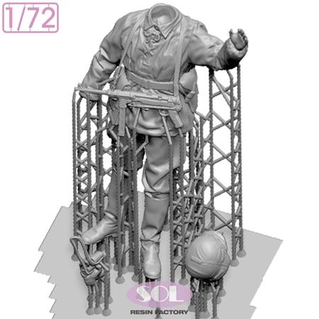 WWII German Field Artillery Commander (1:72)