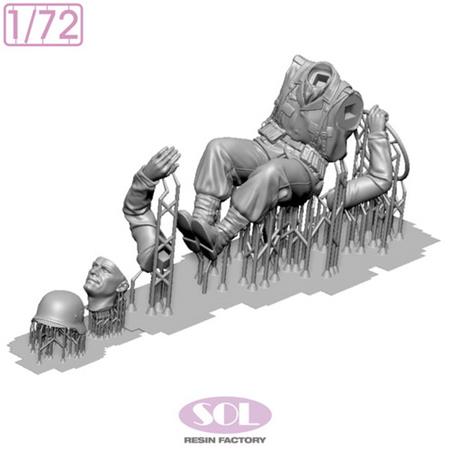 Driver for WWII German Schwimmwagen  (1:72)