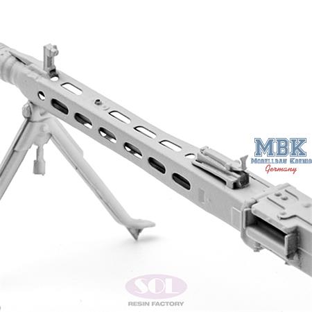 WWII German MG42 Machine Gun 3D printed kit (1:16)