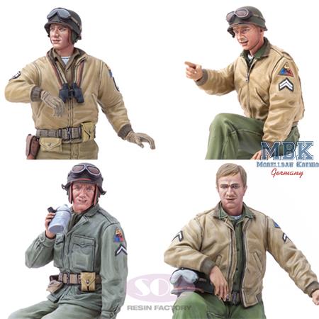 WWII U.S.Army M8 Crew (1:16)