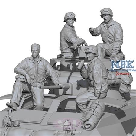 WWII U.S.Army M8 Crew (1:16)