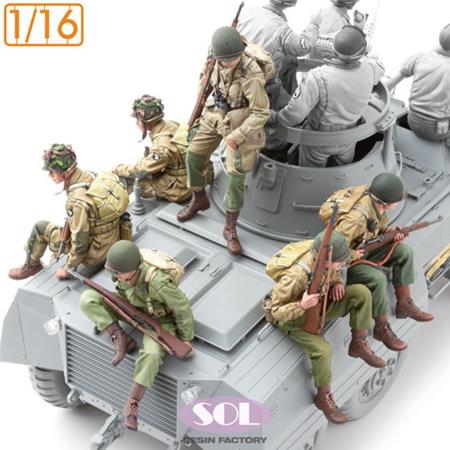 WWII U.S.Army M8 Riders Set (1:16)