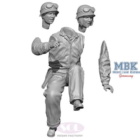 WWII U.S. Army M8 Crew 2 (3D-print) (1:35)