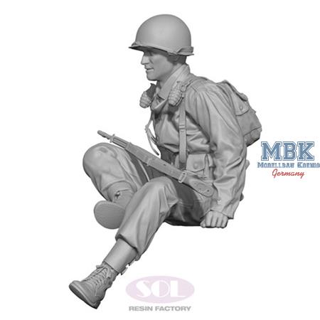 WWII U.S. Army Rifleman 3 (3D-print) (1:35)
