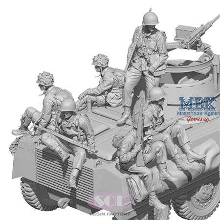 WWII U.S. Army M8 Riders Set (3D-print) (1:35)