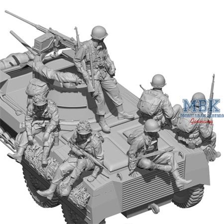 WWII U.S. Army M8 Riders Set (3D-print) (1:35)