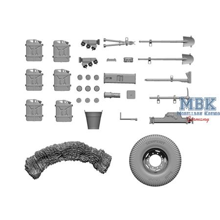 Upgrade Parts set for German Sd.kfz. 234/2 (1:35)