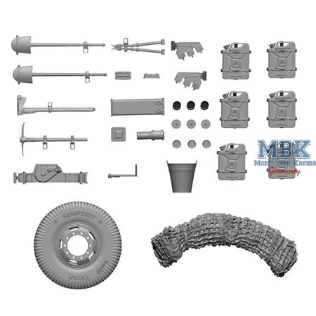 Upgrade Parts set for German Sd.kfz. 234/2 (1:35)