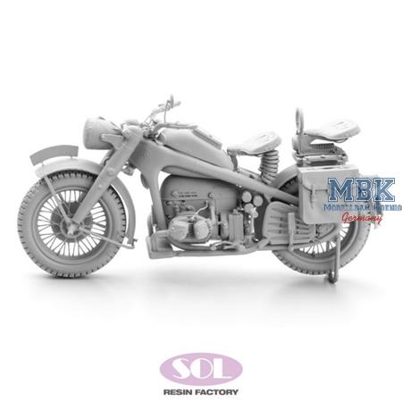 WWII German Motorcycle Zündapp KS750 (1:16)