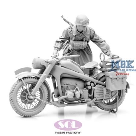 Zündapp  KS750 with Trooper (3D Printed) (1:16)