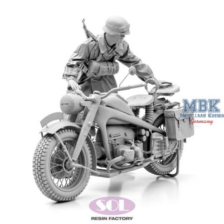 Zündapp  KS750 with Trooper (3D Printed) (1:16)