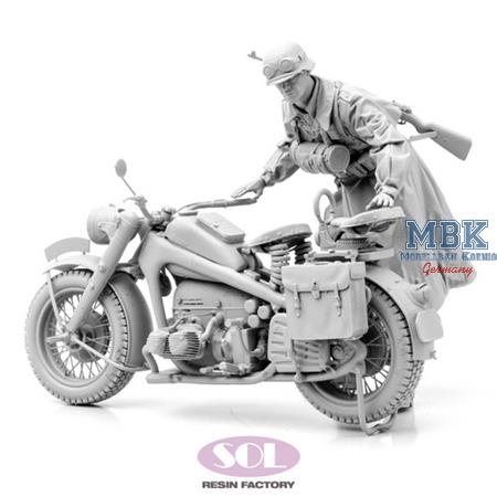 Zündapp  KS750 with Trooper (3D Printed) (1:16)