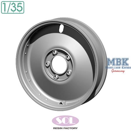 German Sd.kfz.250/1 Spare tire & Wheel rim