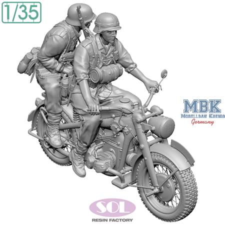 Zündapp KS750 with Riders (3D Printed)