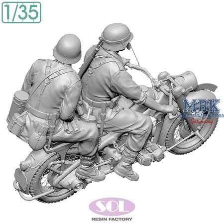 Zündapp KS750 with Riders (3D Printed)