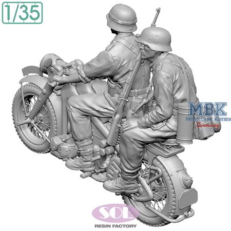 Zündapp KS750 with Riders (3D Printed)