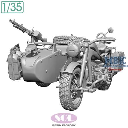 Zündapp KS750 + sidecar (3D Printed)