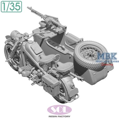 Zündapp KS750 + sidecar (3D Printed)
