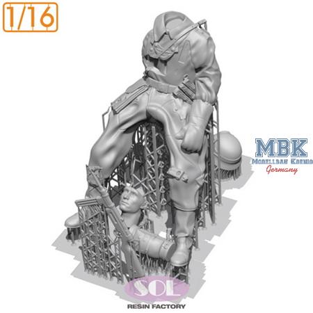 Motorcycle Trooper for WWII German R75 (3D Print.)