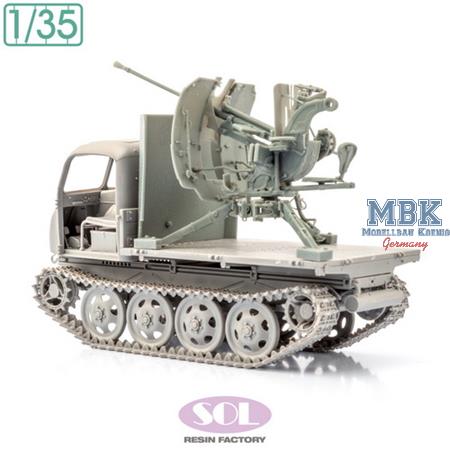 Gebirgs-Flak38 auf RSO conversion kit (3D Printed)