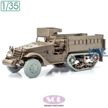 M3A1 Wheels & Track with chain (for Tamiya)