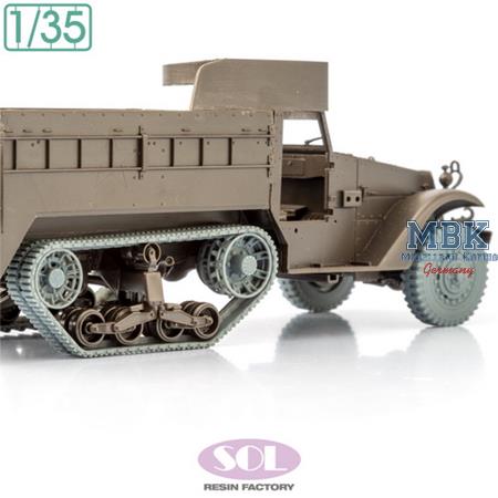 M3A1 Wheels & Track (for Tamiya)