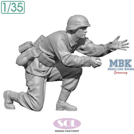 WWII German Field Artillery Gunner (3D Printed)