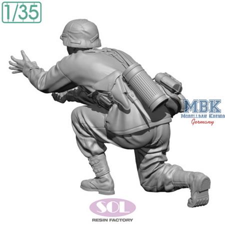 WWII German Field Artillery Gunner (3D Printed)