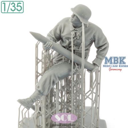 WWII German Field Artillery Loader1 (3D Printed)