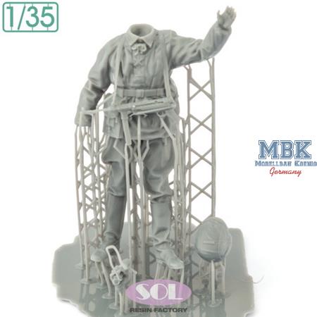 WWII German Field Artillery Commander (3D Printed)