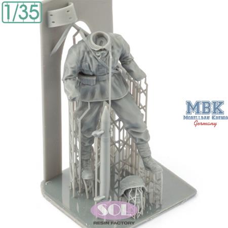 WWII German Field Artillery Crew (3D Printed)