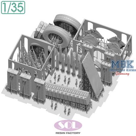 Sd.Kfz.7 Mittlere 8t HALF-TRACK INIT. (for Tamiya)