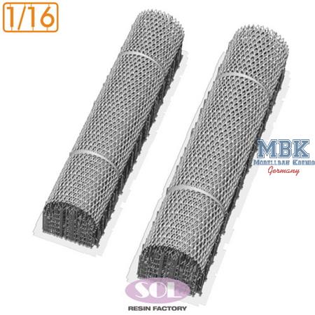 Wire netting 2 pcs. (3D Print) (1:16)