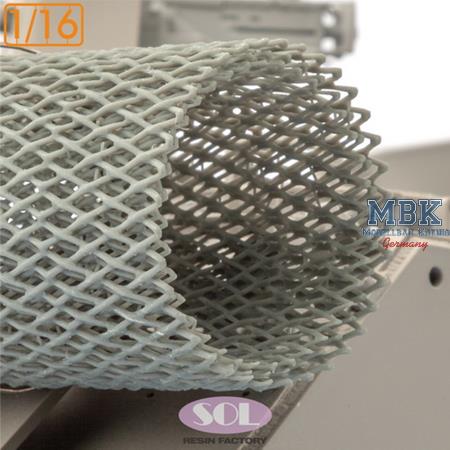 Wire netting 2 pcs. (3D Print) (1:16)