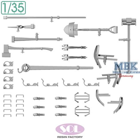 Detail up parts 3 for M36 (for Tamiya) (1:35)