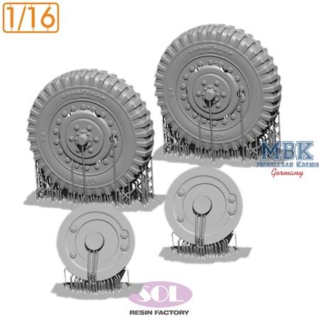 Weighted Wheels & Track for M3A1 - ANDY'S HOBBY