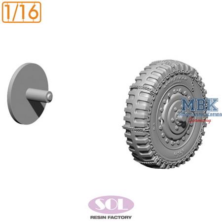 Weighted Wheels w.chain for M3A1 - ANDY'S HOBBY 3D