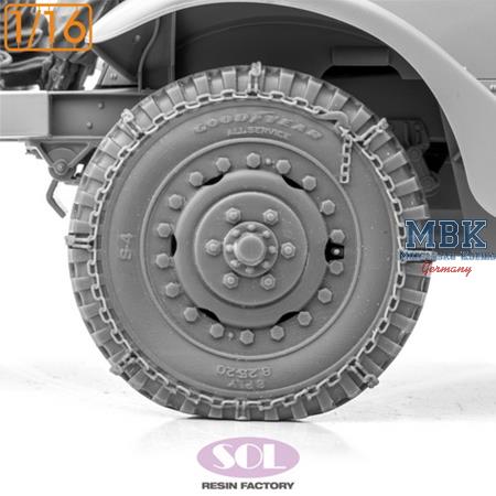Weighted Wheels w.chain for M3A1 - ANDY'S HOBBY 3D