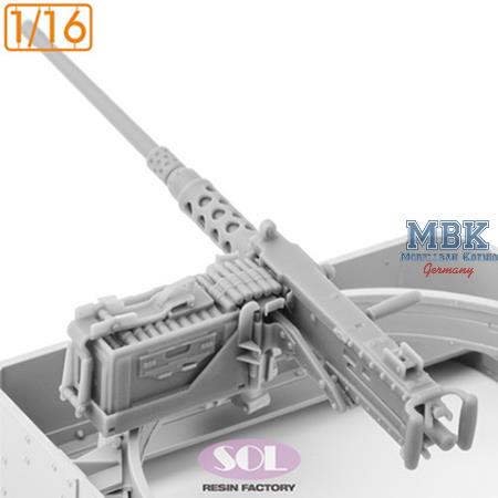M2 cal.50 Machine Gun for M3/M3A1 (3D) 1:16