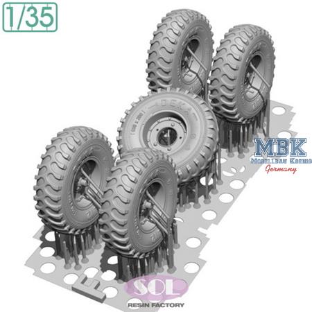 Schwimmwagen Wide type wheel set (For TAMIYA- 3D)